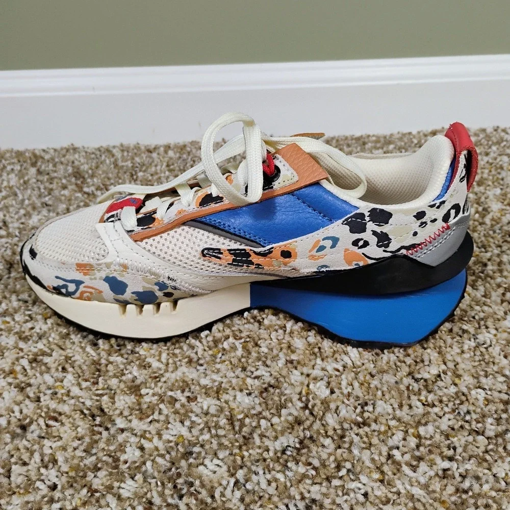 Fila Renno Animal Women's‎ Sneakers Size 6 Multicolor Retro Running Shoes